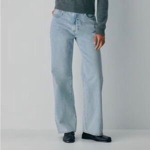 Like New Denim Forum Farrah Hi-Rise Wide Jeans